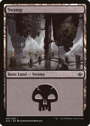 Swamp (61) [Duel Decks Anthology: Garruk vs. Liliana]