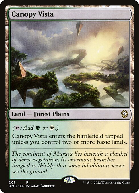 Canopy Vista (201) [Dominaria United Commander]