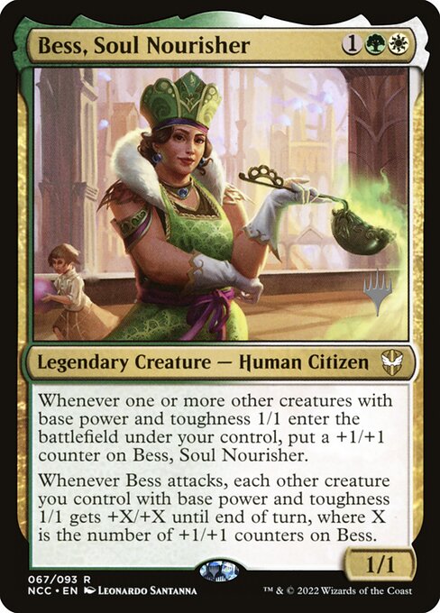 Bess, Soul Nourisher (67p) [New Capenna Commander Promos]