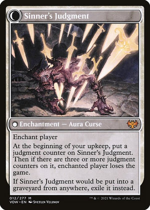 Faithbound Judge // Sinner's Judgment (12) [Innistrad: Crimson Vow] Reverse