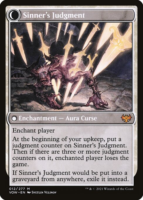 Faithbound Judge // Sinner's Judgment (12) [Innistrad: Crimson Vow] Reverse