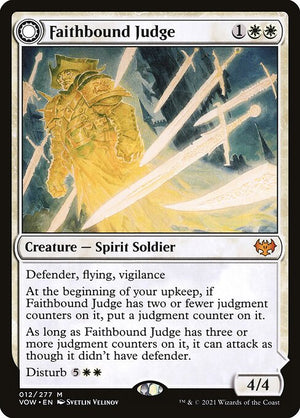 Faithbound Judge // Sinner's Judgment (12) [Innistrad: Crimson Vow]