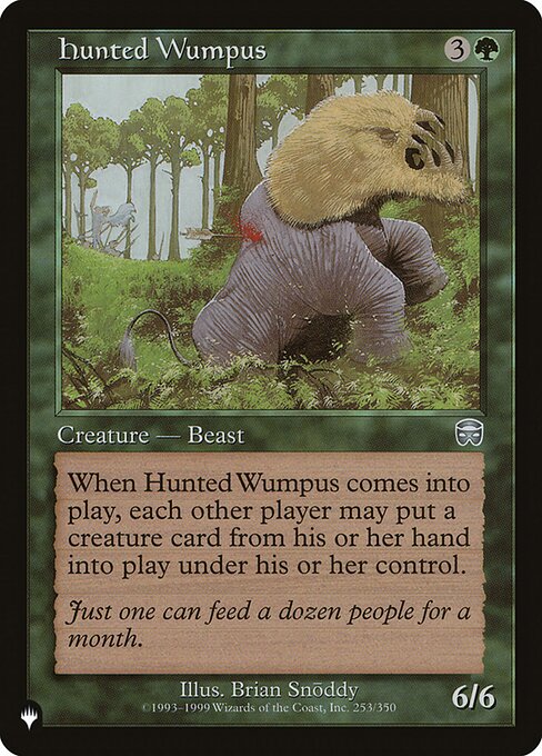 Hunted Wumpus (MMQ-253) [The List]