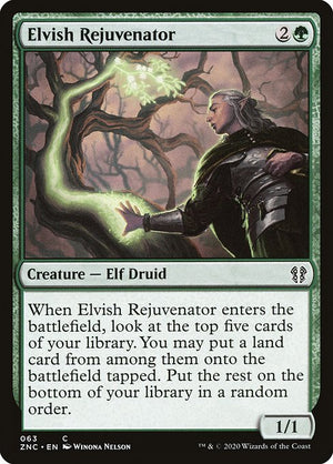Elvish Rejuvenator (63) [Zendikar Rising Commander]