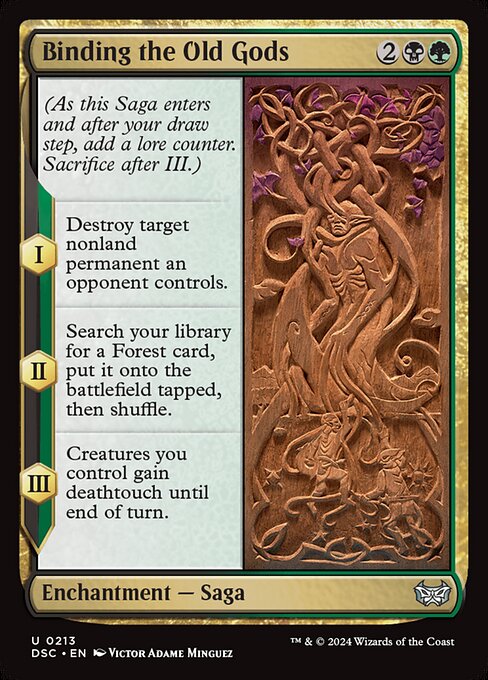 Binding the Old Gods (213) [Duskmourn: House of Horror Commander]