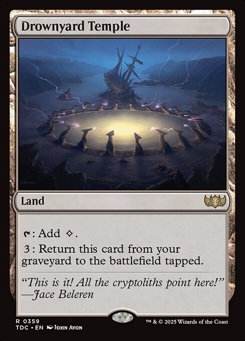 Drownyard Temple (359) [Tarkir: Dragonstorm Commander]