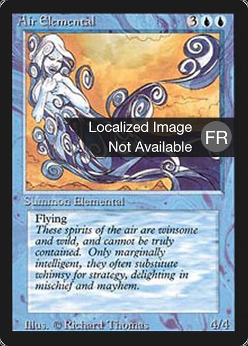 Air Elemental (47) [Foreign Black Border]