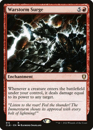 Warstorm Surge (815) [Commander Legends: Battle for Baldur's Gate]
