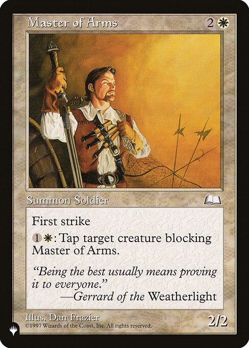 Master of Arms (WTH-20) [The List]