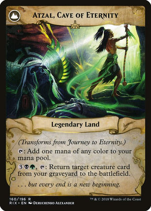 Journey to Eternity // Atzal, Cave of Eternity (RIX-160) [The List] Reverse