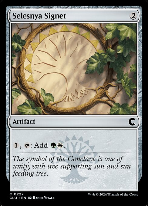 Selesnya Signet (227) [Ravnica: Clue Edition]
