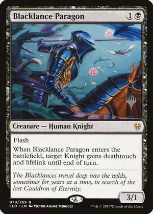 Blacklance Paragon (79p) [Throne of Eldraine Promos]
