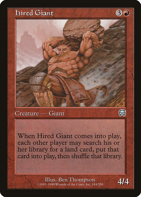 Hired Giant (194) [Mercadian Masques]