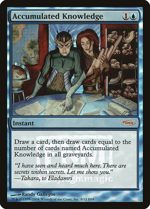Accumulated Knowledge (8) [Friday Night Magic 2004]