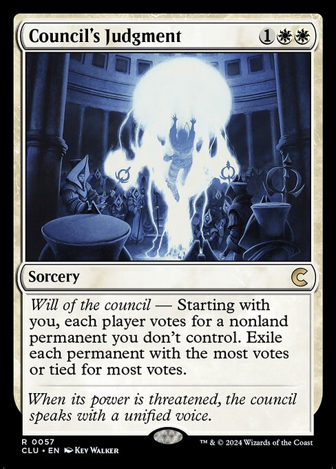 Council's Judgment (57) [Ravnica: Clue Edition]