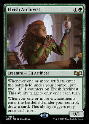 Elvish Archivist (168p) [Wilds of Eldraine Promos]