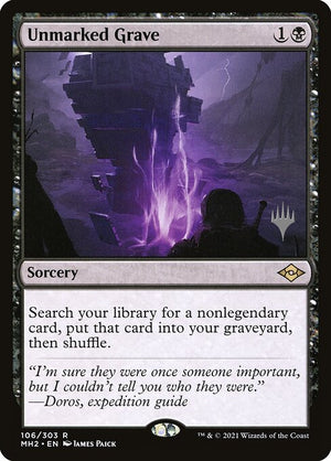 Unmarked Grave (106p) [Modern Horizons 2 Promos]
