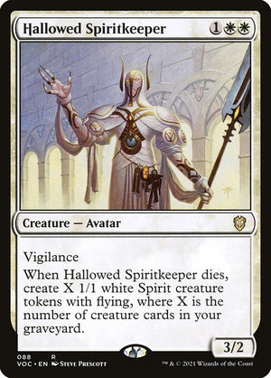 Hallowed Spiritkeeper (88) [Crimson Vow Commander]