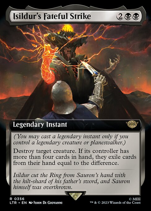 Isildur's Fateful Strike (356) [The Lord of the Rings: Tales of Middle-earth] [Extended Art]