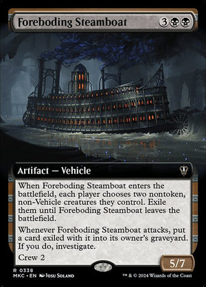 Foreboding Steamboat (338) [Murders at Karlov Manor Commander] [Extended Art]