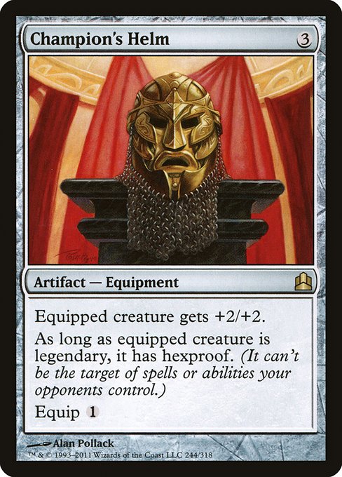 Champion's Helm (244) [Commander 2011]
