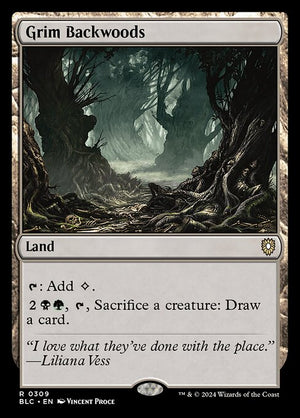 Grim Backwoods (309) [Bloomburrow Commander]