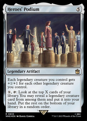 Heroes' Podium (833) [Doctor Who]