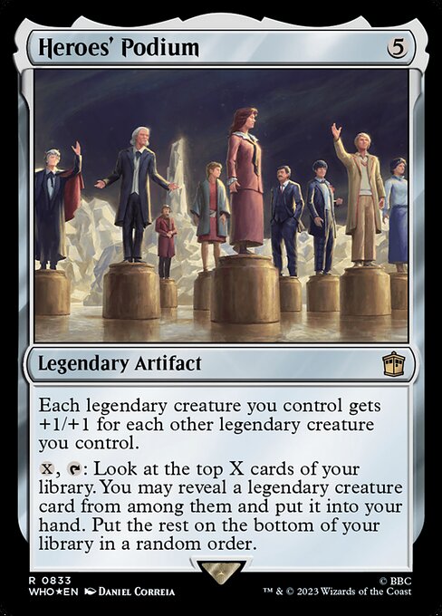 Heroes' Podium (833) [Doctor Who]