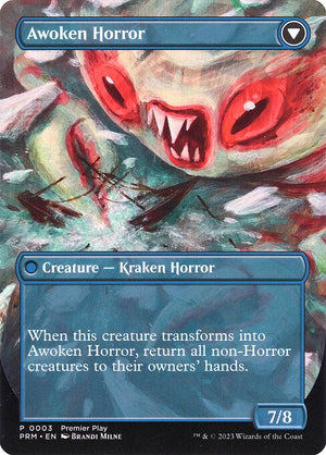 Thing in the Ice // Awoken Horror (3) [Regional Championship Qualifiers 2023] [Borderless] Reverse
