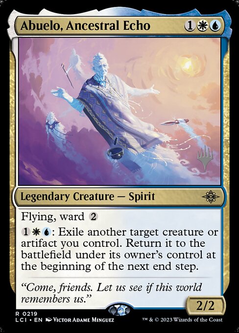 Abuelo, Ancestral Echo (219p) [The Lost Caverns of Ixalan Promos]