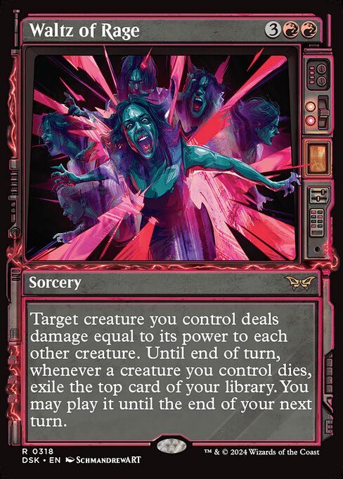 Waltz of Rage (318) [Duskmourn: House of Horror]