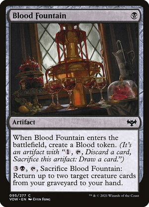 Blood Fountain (95) [Innistrad: Crimson Vow]