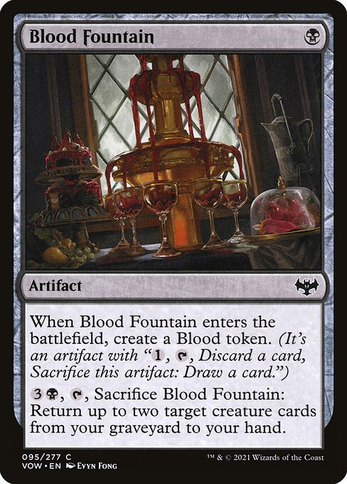 Blood Fountain (95) [Innistrad: Crimson Vow]