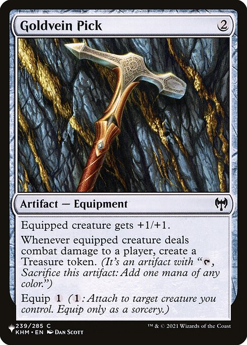 Goldvein Pick (KHM-239) [The List]