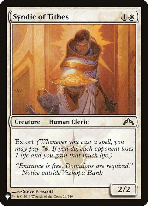 Syndic of Tithes (GTC-26) [The List]