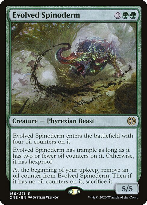 Evolved Spinoderm (166) [Phyrexia: All Will Be One]