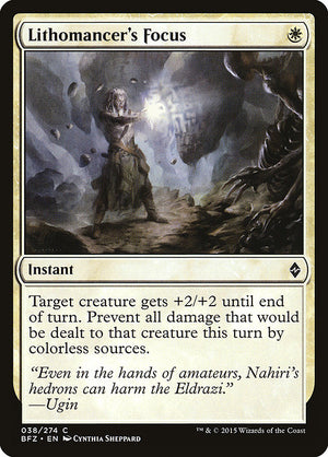 Lithomancer's Focus (38) [Battle for Zendikar]
