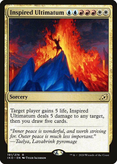 Inspired Ultimatum (191) [Ikoria: Lair of Behemoths]