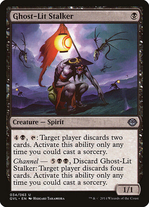 Ghost-Lit Stalker (34) [Duel Decks Anthology: Garruk vs. Liliana]