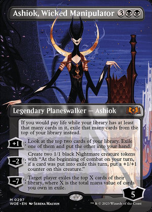 Ashiok, Wicked Manipulator (297) [Wilds of Eldraine] [Borderless]