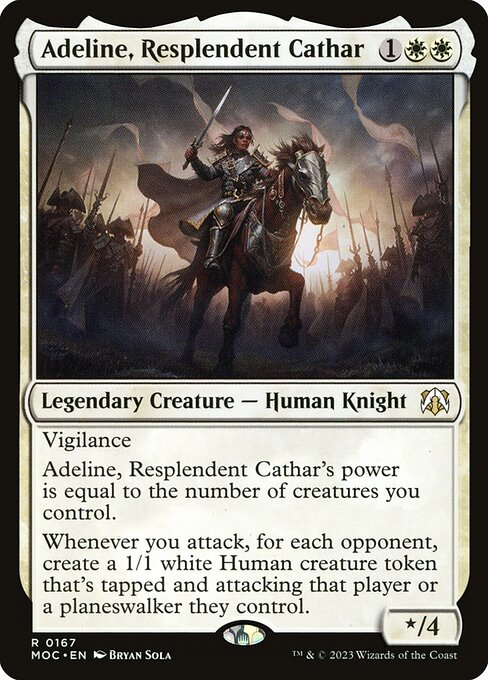 Adeline, Resplendent Cathar (167) [March of the Machine Commander]