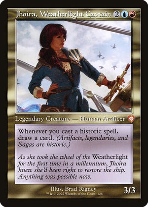 Jhoira, Weatherlight Captain (126) [The Brothers' War Commander]