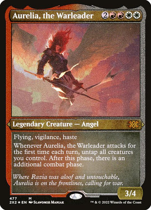 Aurelia, the Warleader (477) [Double Masters 2022]