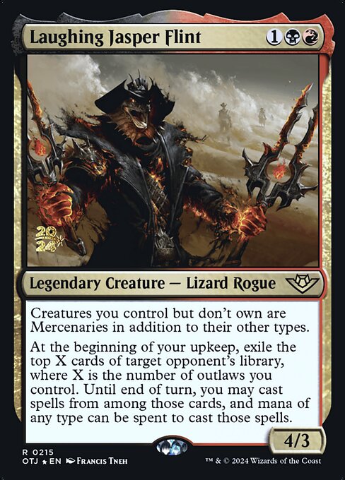 Laughing Jasper Flint (215s) [Outlaws of Thunder Junction Promos]