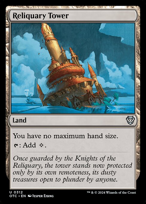 Reliquary Tower (312) [Outlaws of Thunder Junction Commander]