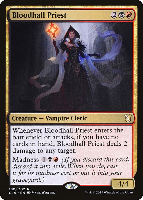 Bloodhall Priest (188) [Commander 2019]