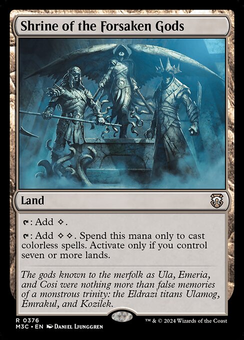 Shrine of the Forsaken Gods (376) [Modern Horizons 3 Commander]