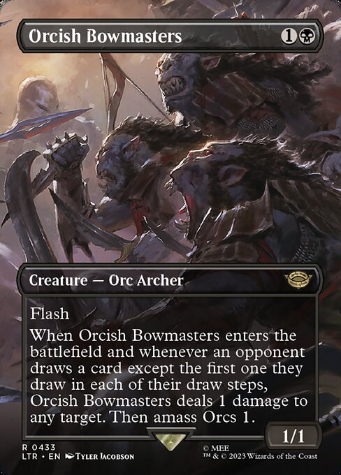 Orcish Bowmasters (433) [The Lord of the Rings: Tales of Middle-earth] [Borderless]