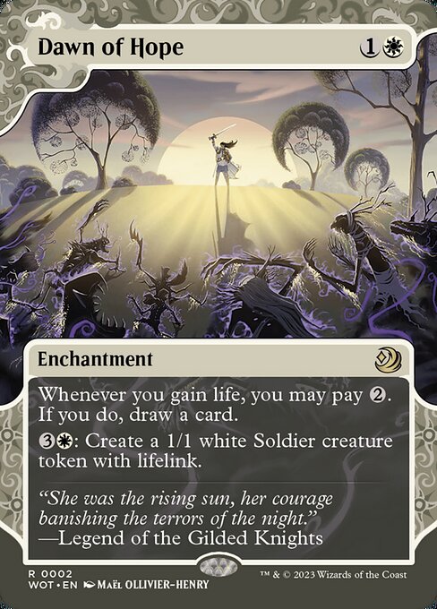 Dawn of Hope (2) [Wilds of Eldraine: Enchanting Tales] [Showcase, Borderless]