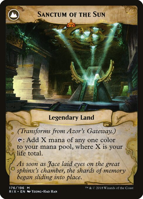 Azor's Gateway // Sanctum of the Sun (RIX-176) [The List] Reverse